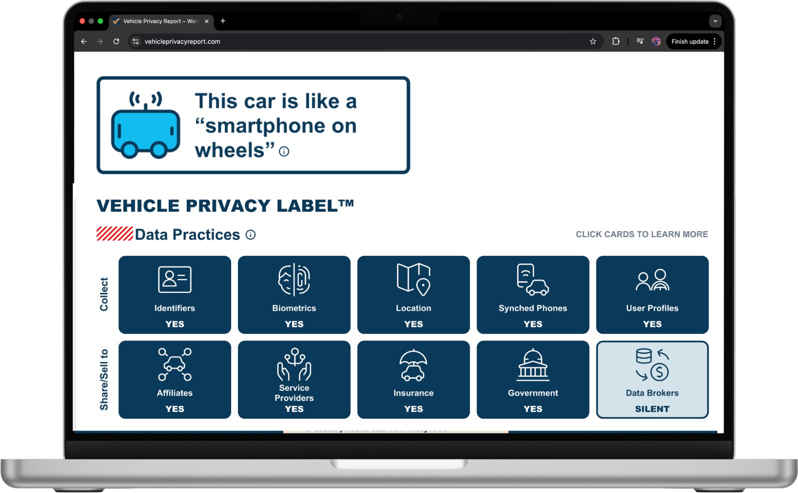 Vehicle history reports